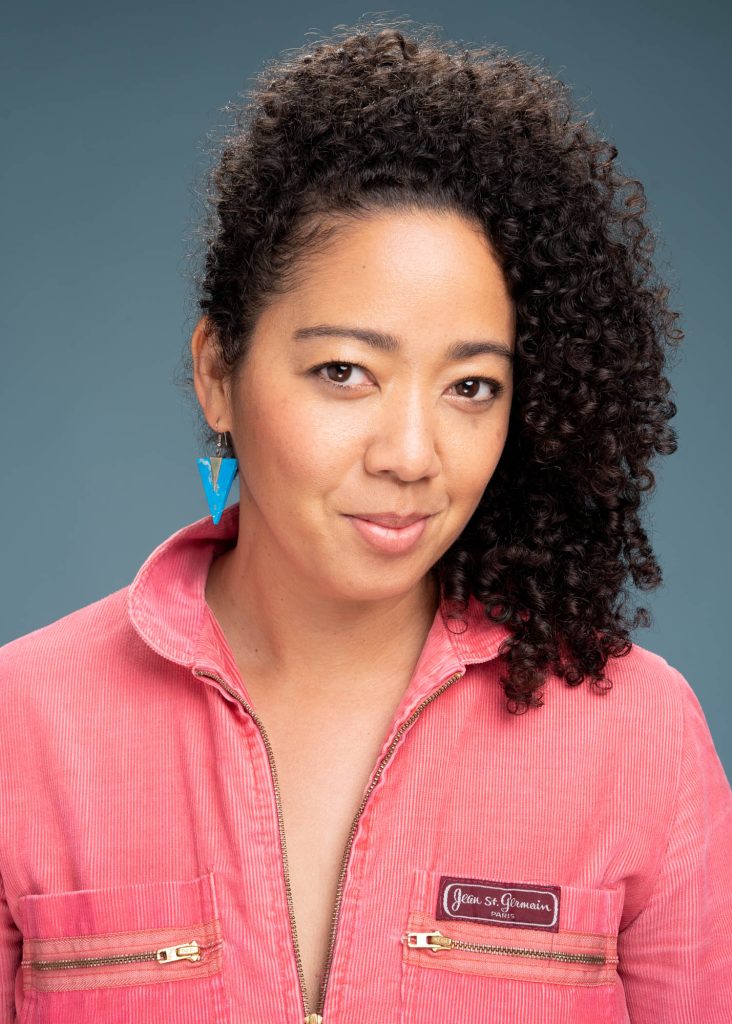 Headshot of writer and actor Christine Renee Miller.